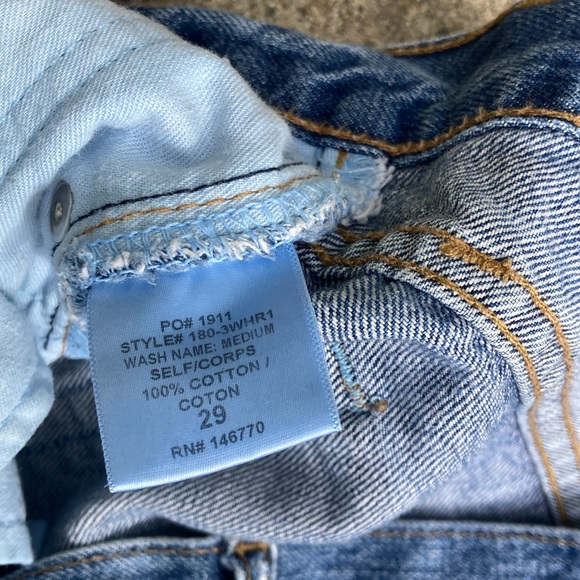 Re/Done Originals High Rise 100% Cotton Jeans / 29 - Picture 3 of 4